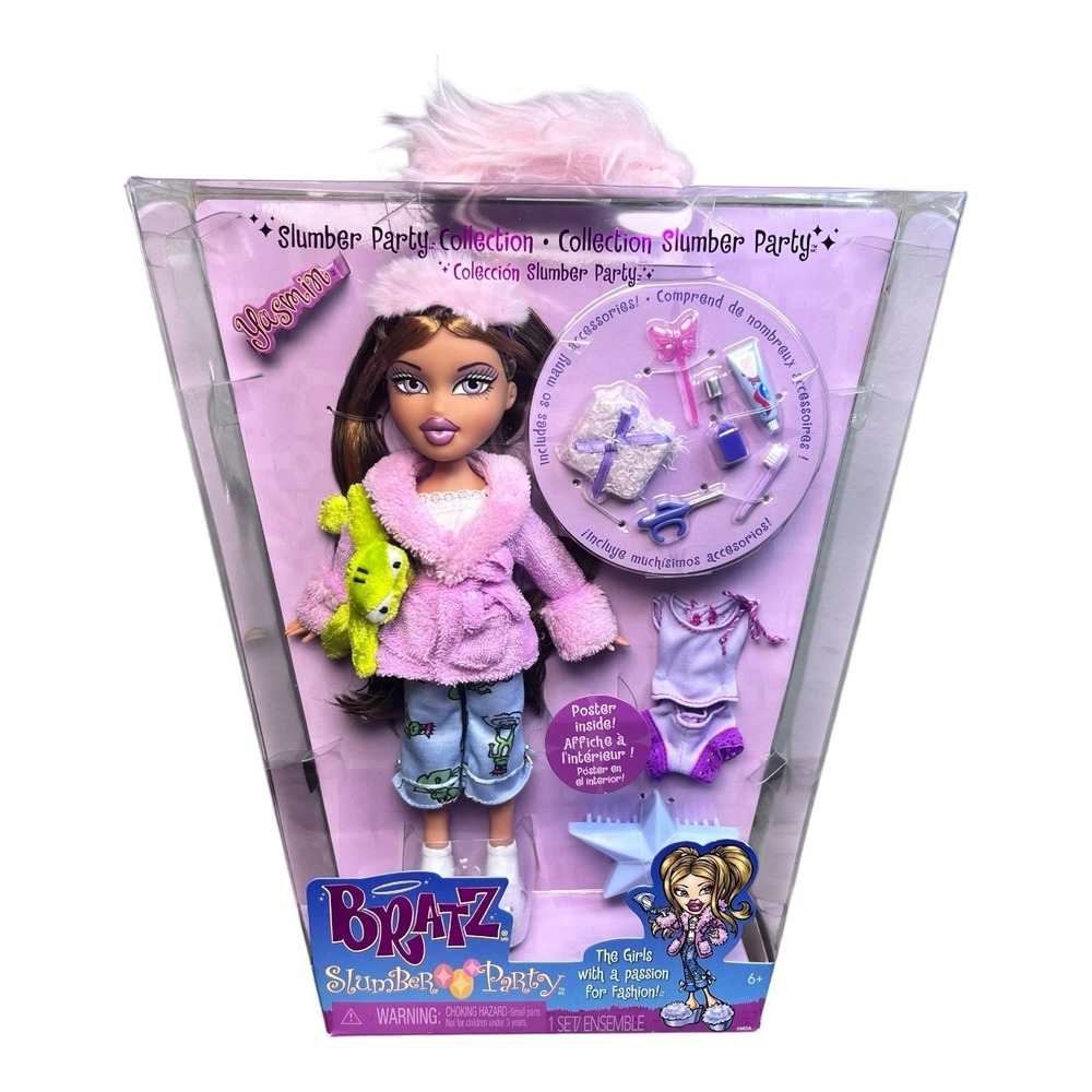 Bratz Slumber Party YASMIN Doll 2024 Pajama NIB MGA